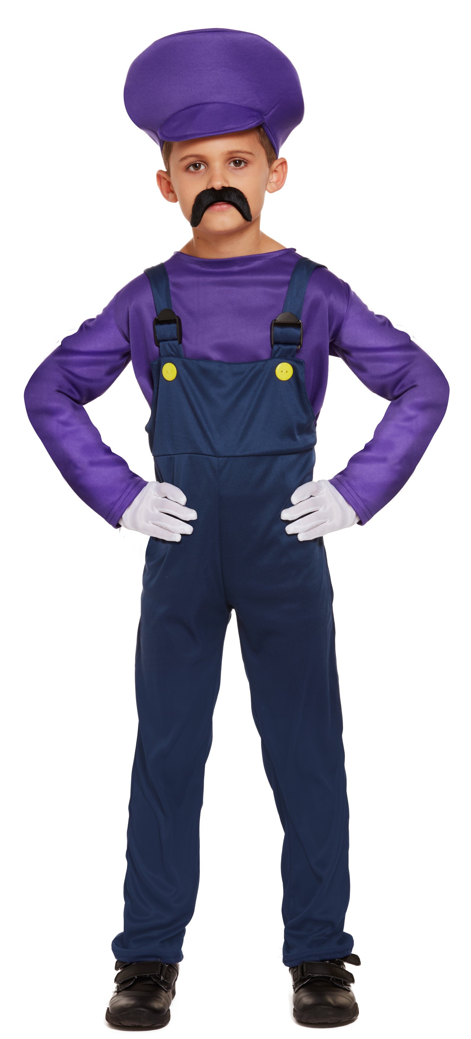 Disfraz de Waluigi para Niño