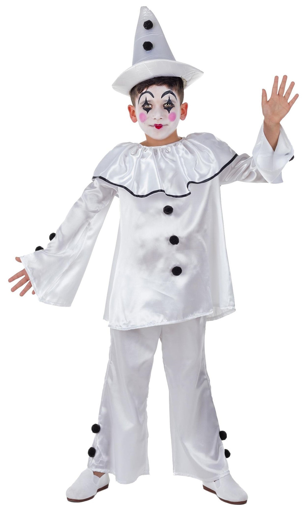 Disfraz de Payaso Pierrot Infantil