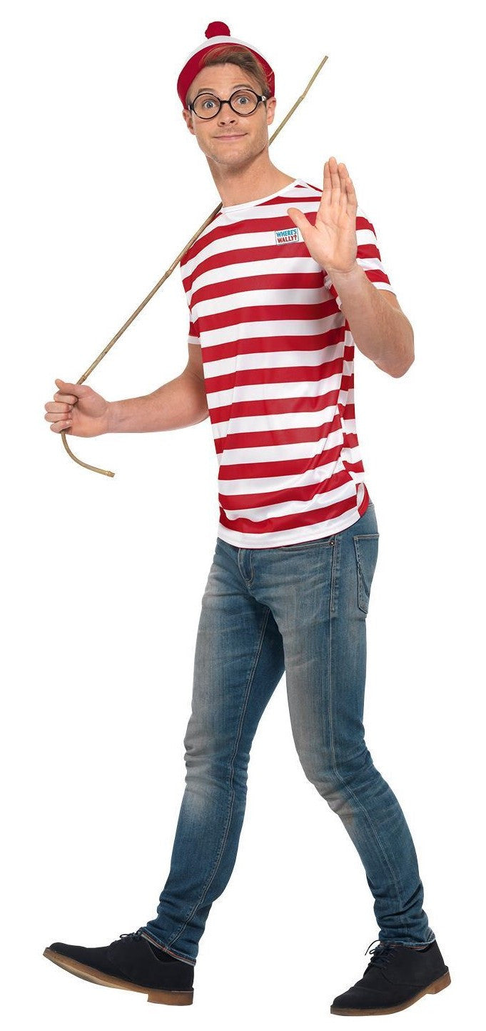 Kit de Disfraz Wally con Camiseta, Gafas y Gorro