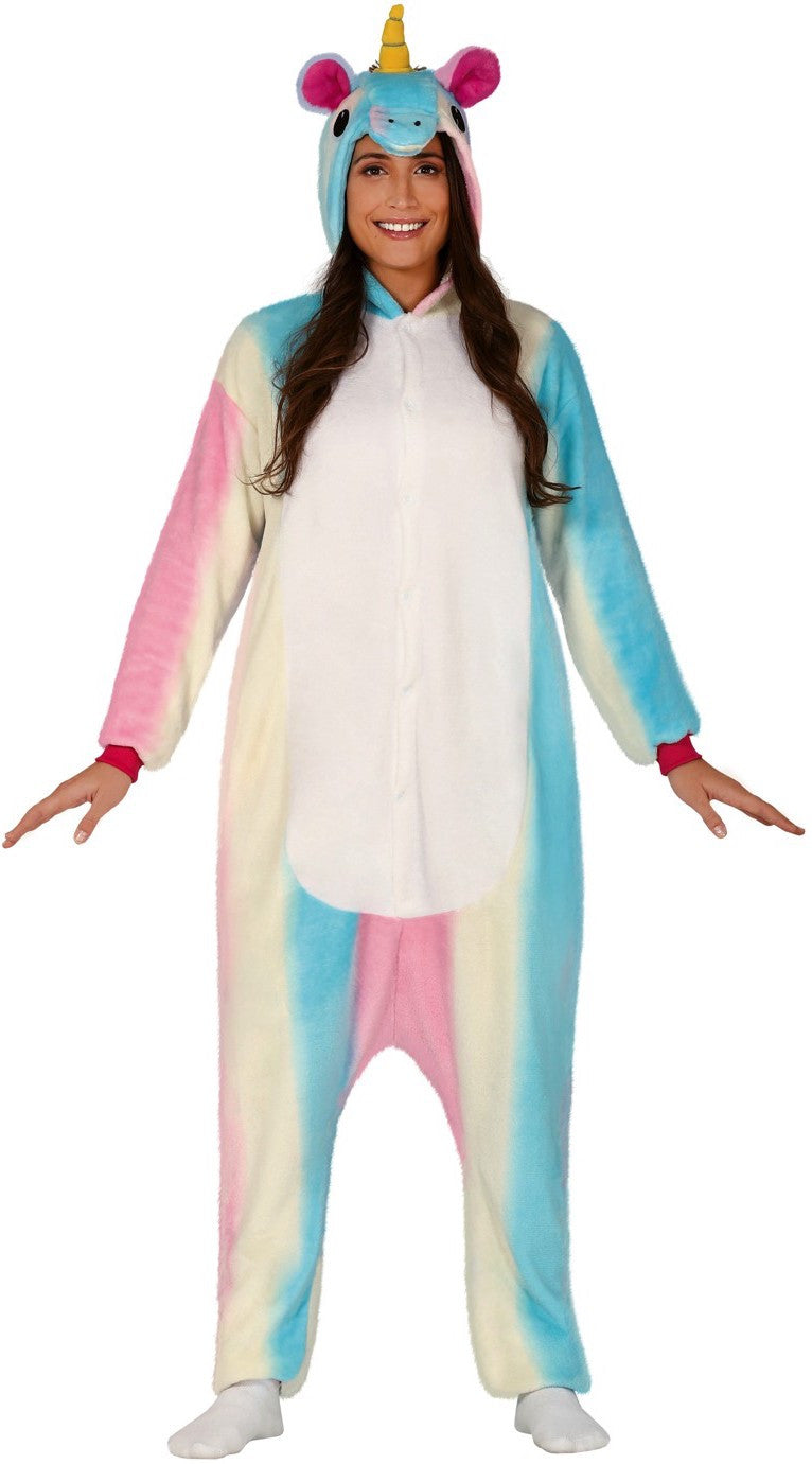 Disfraz de Unicornio Pijama Arcoíris para Adulto