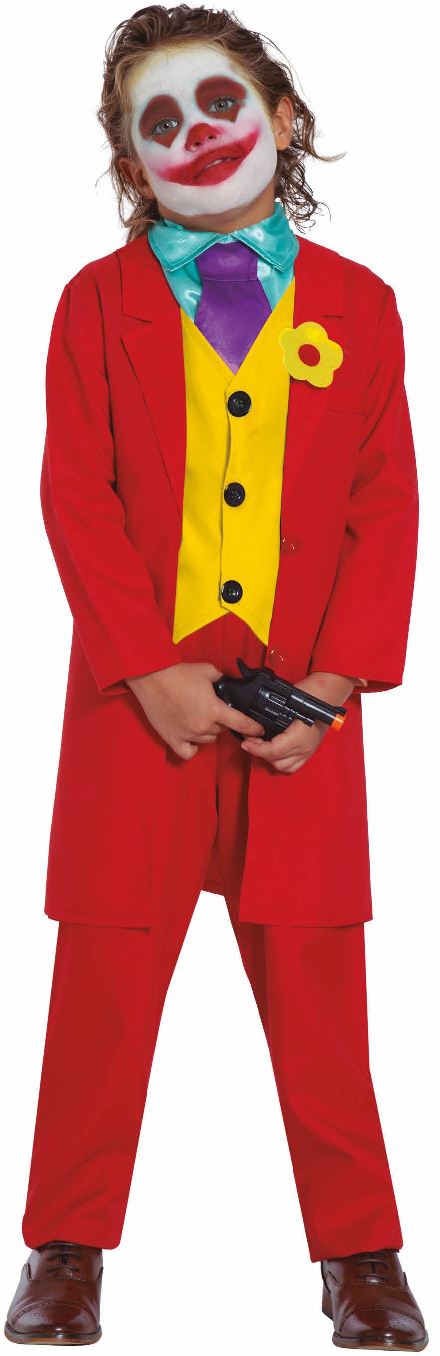 Disfraz de Joker Rojo para Niño