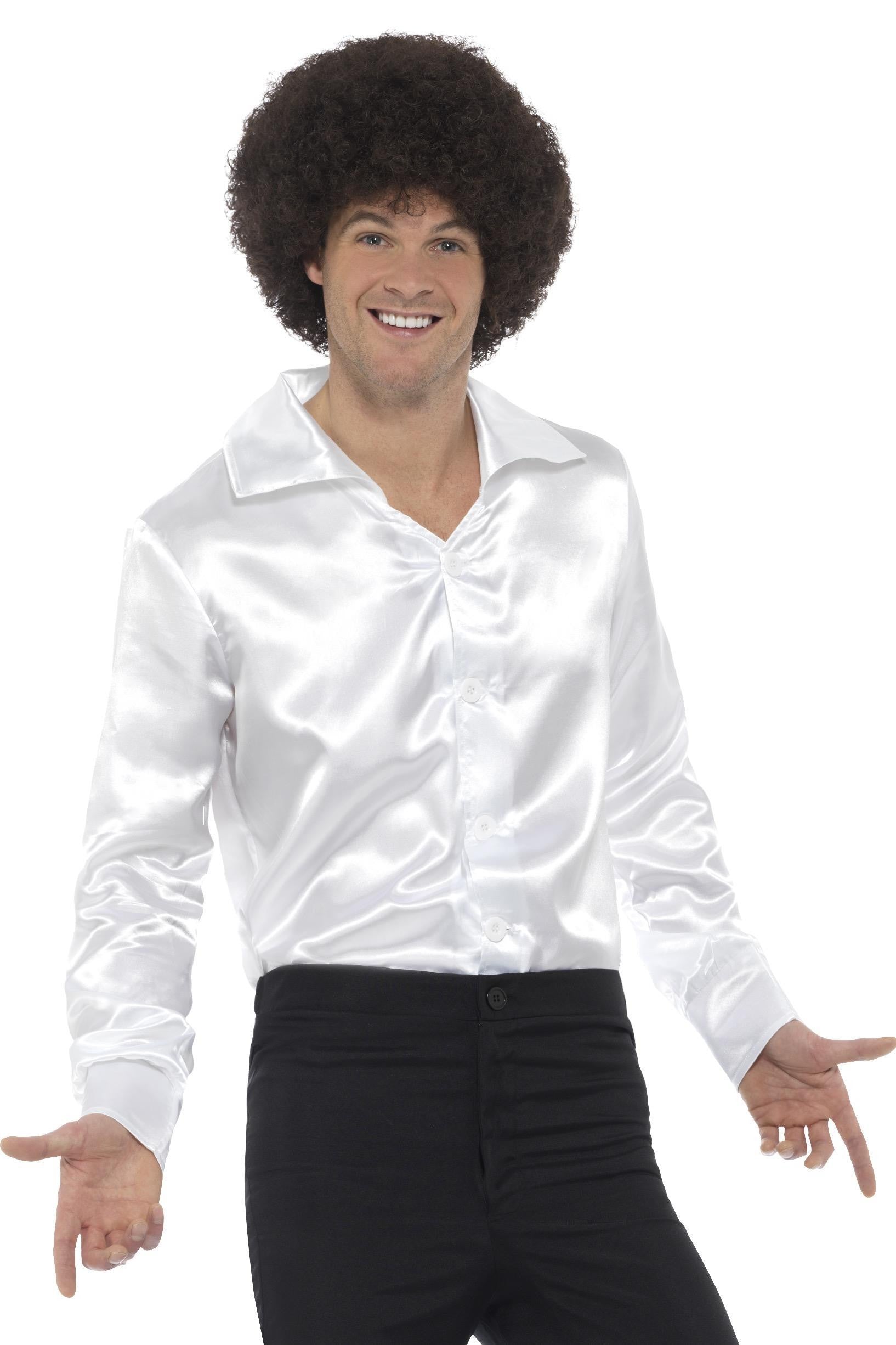 Camisa Disco Blanca para Hombre