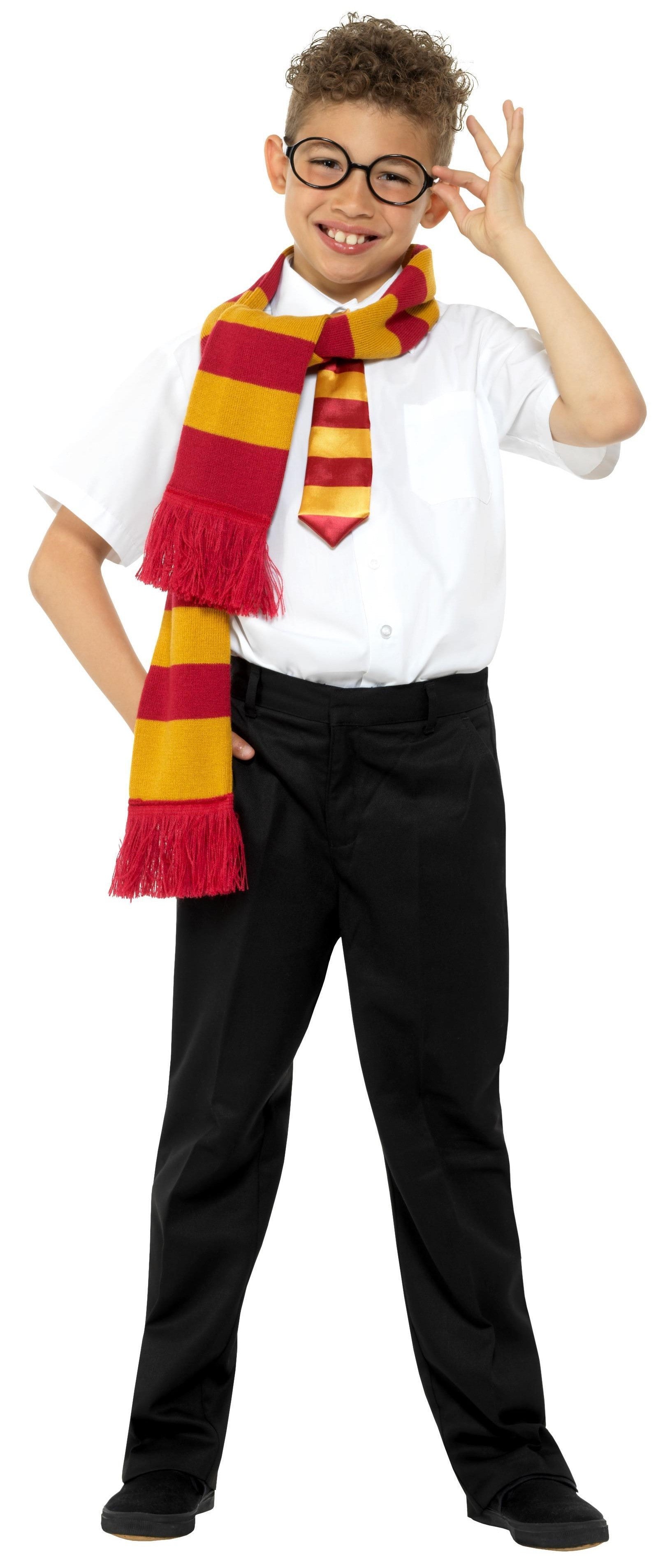 Kit de Harry Potter Infantil con Gafas, Bufanda y Corbata