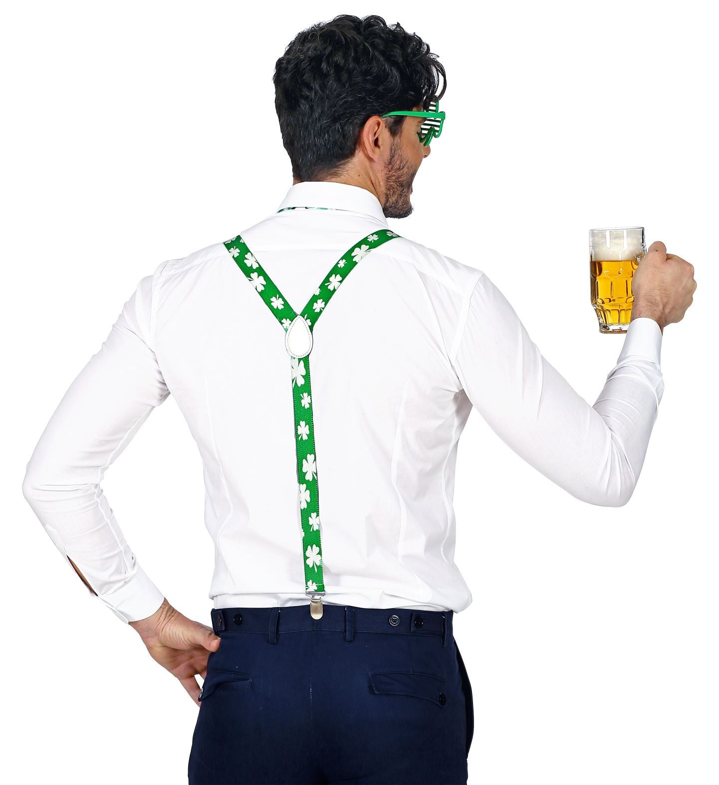 Kit de San Patricio con Gafas, Tirantes y Pajarita