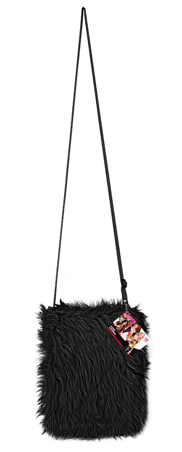 Bolso de Peluche Negro