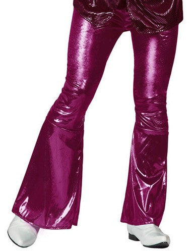 Pantalón de Campana Disco Fucsia para Hombre