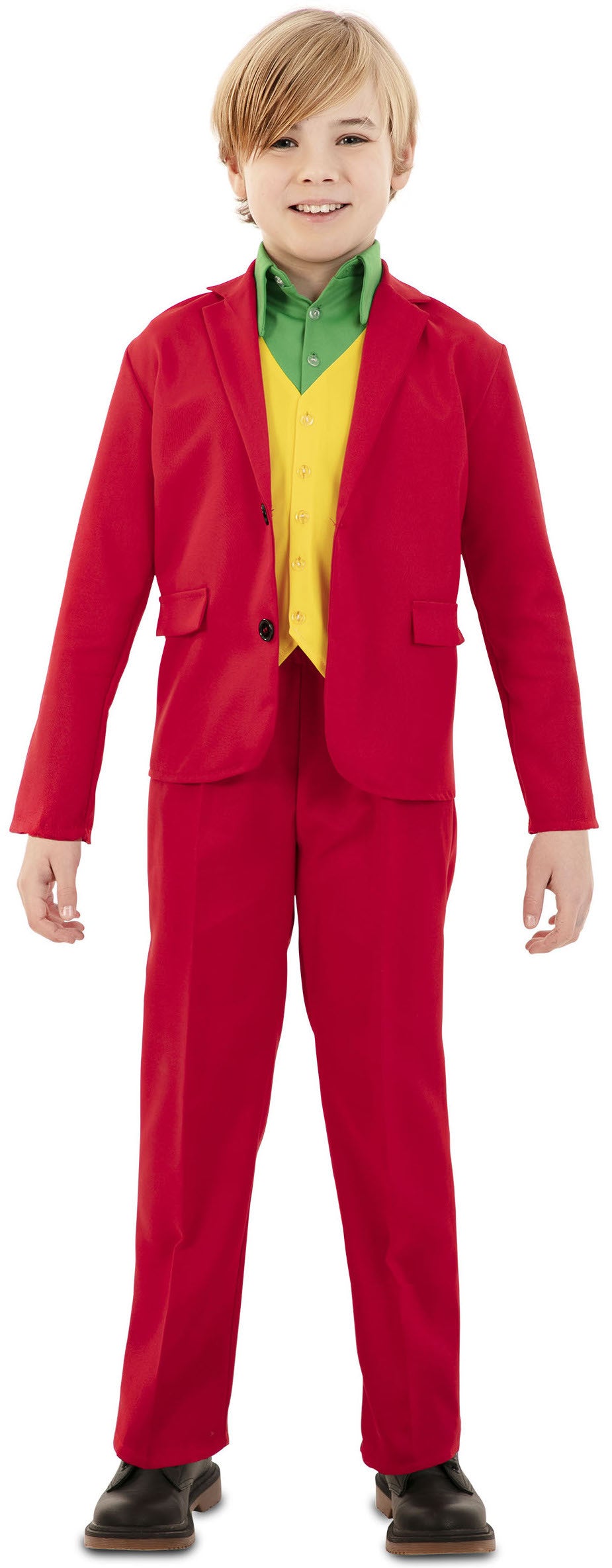 Disfraz de Joker Rojo Elegante para Niño