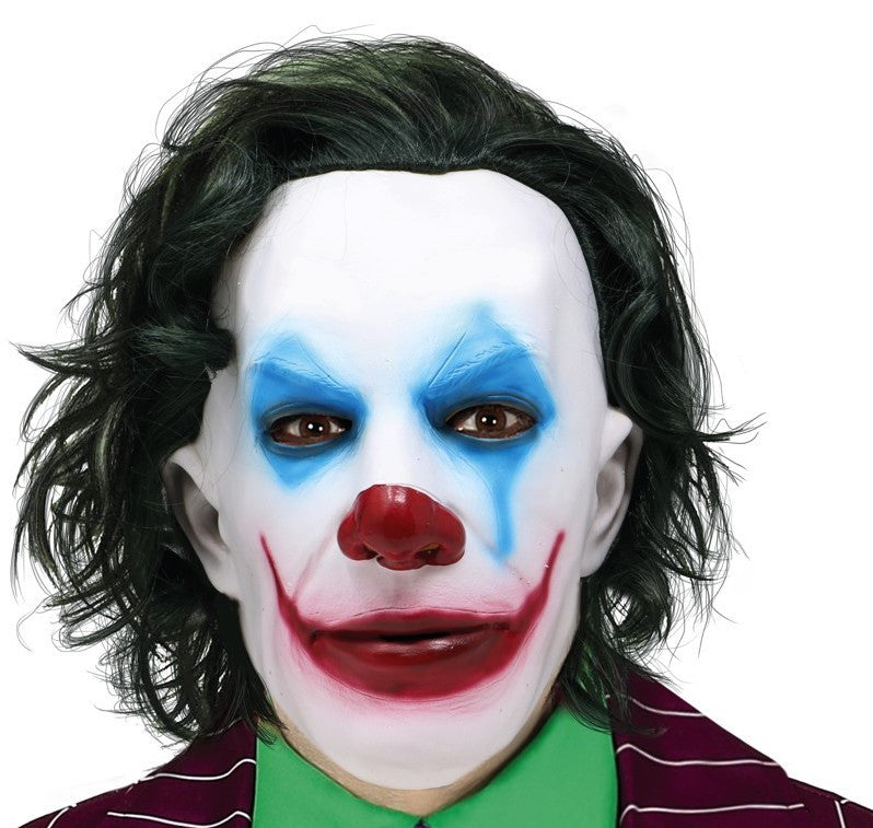 Máscara de Joker con Pelo