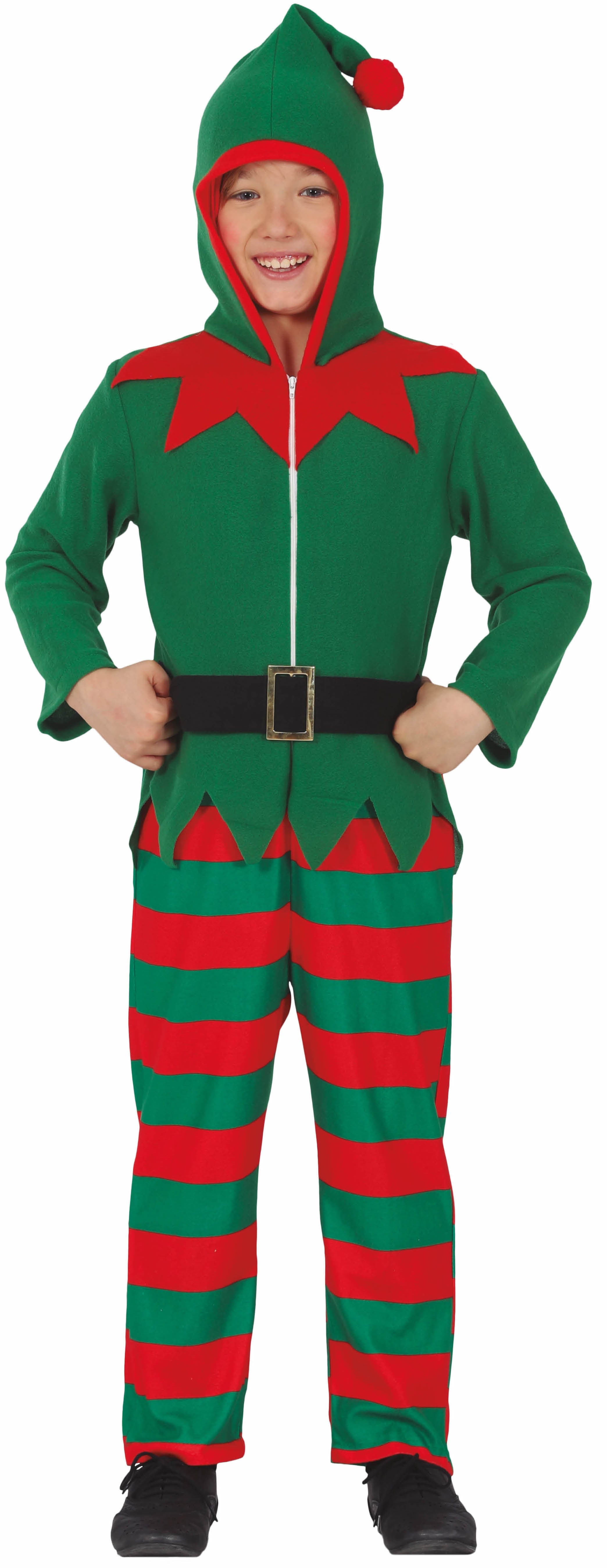 Disfraz de Elfo Navideño Pijama Infantil