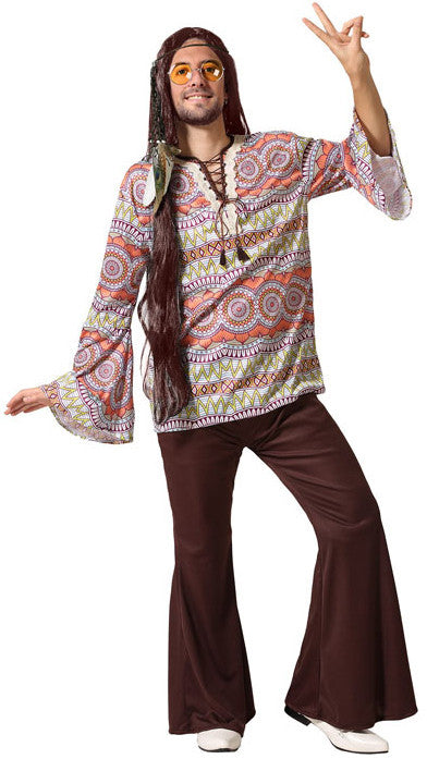 Disfraz de Hippie Vintage para Hombre