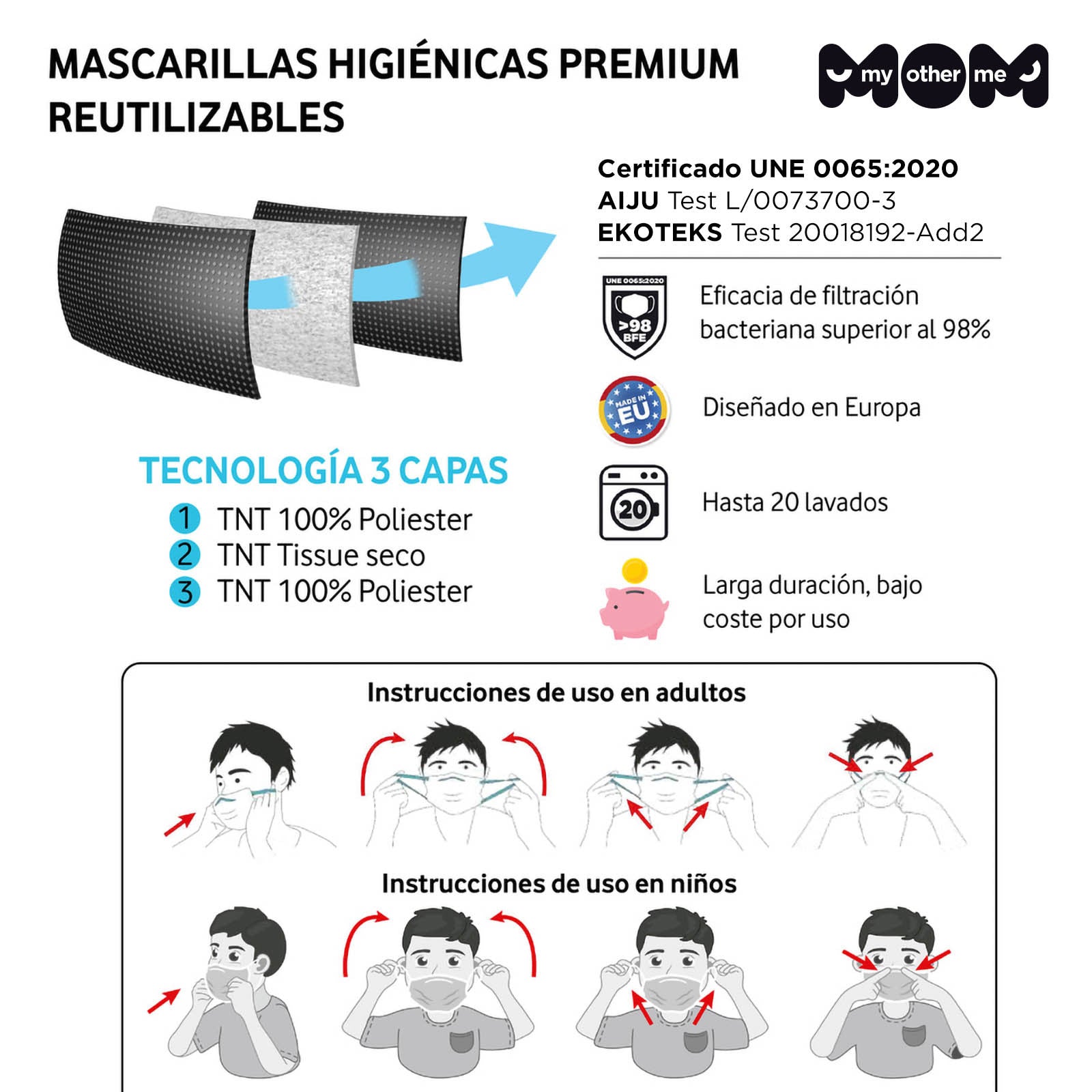 Mascarilla Sobreviví al 2020 para Adulto