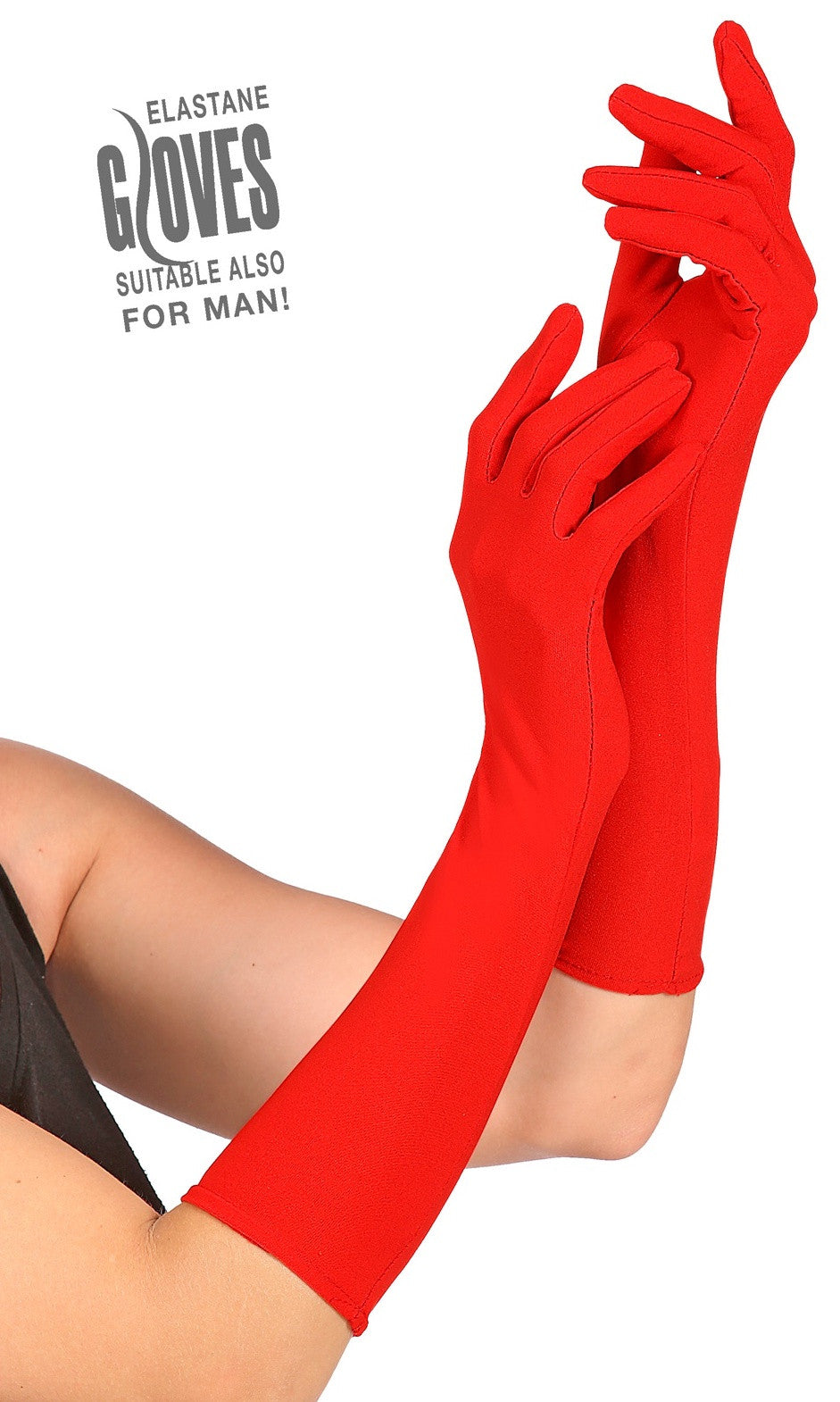 Guantes Rojos Largos Unisex