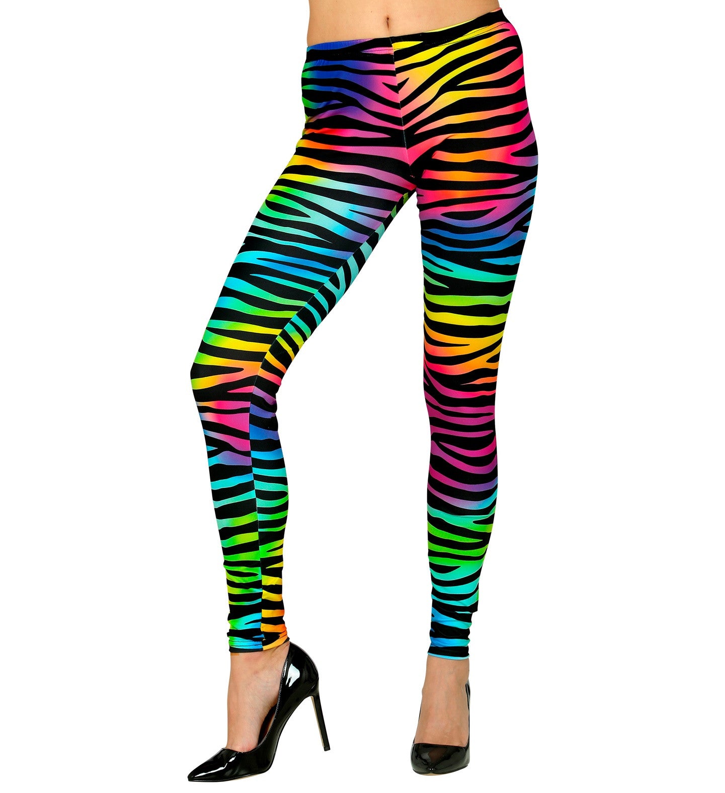 Leggings de Tigre de Colores Neón