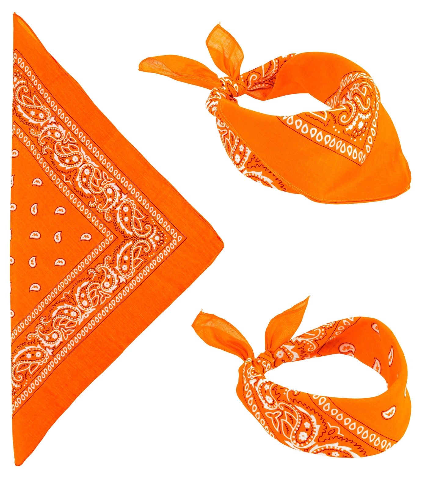 Pañuelo Bandana Naranja para Adulto