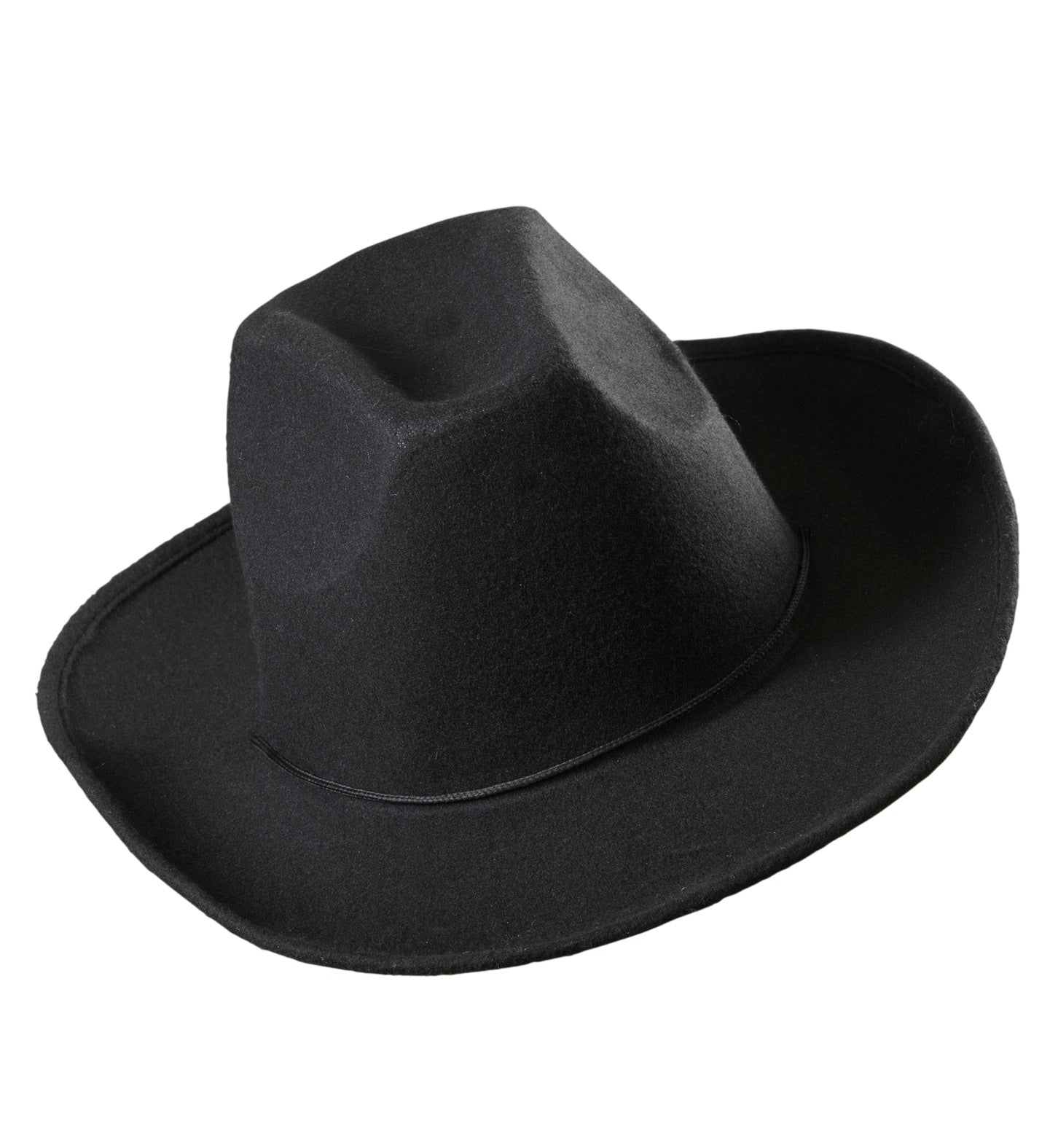 Sombrero Negro Flocado de Fieltro