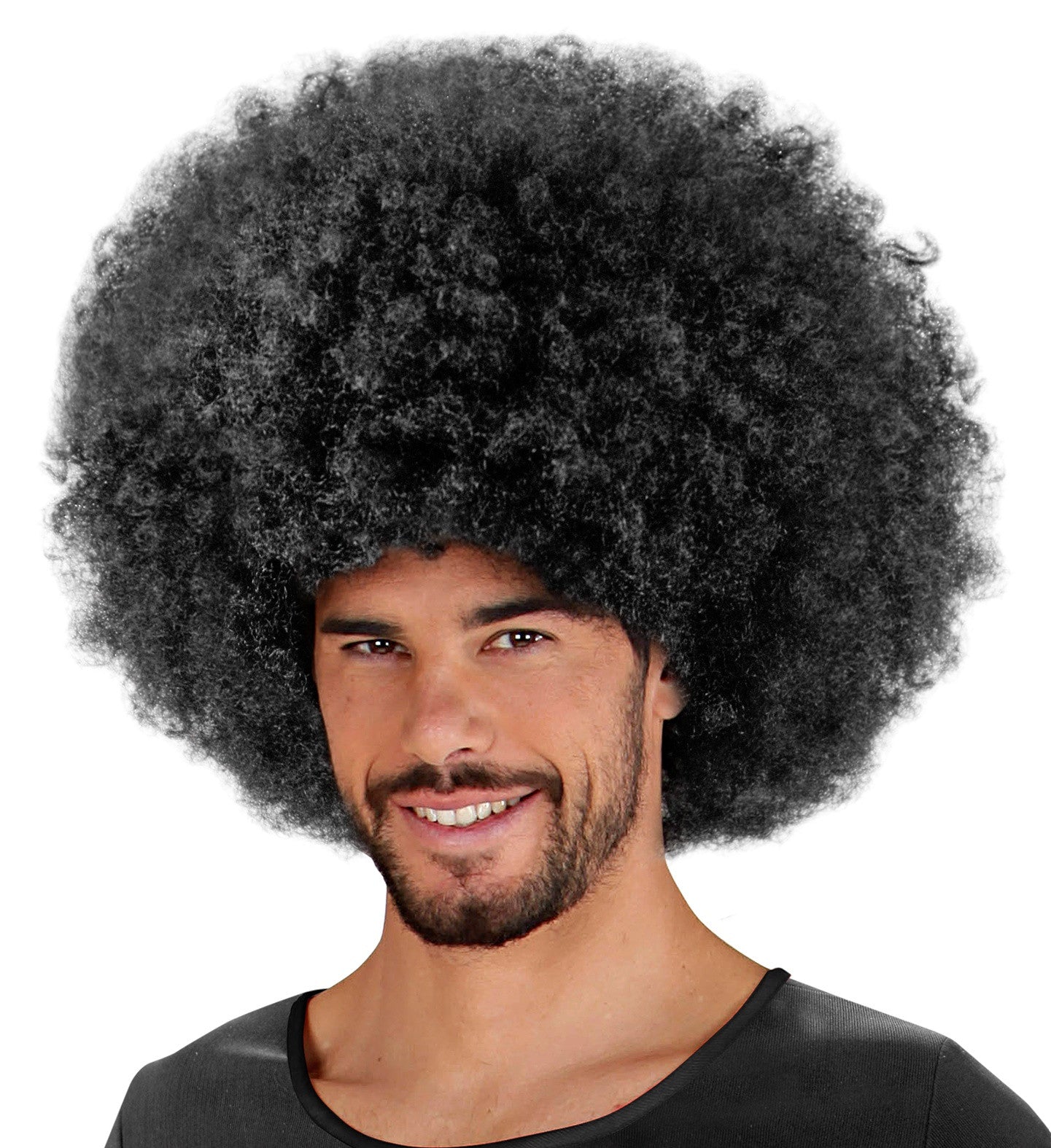 Peluca Afro Morena con Relleno