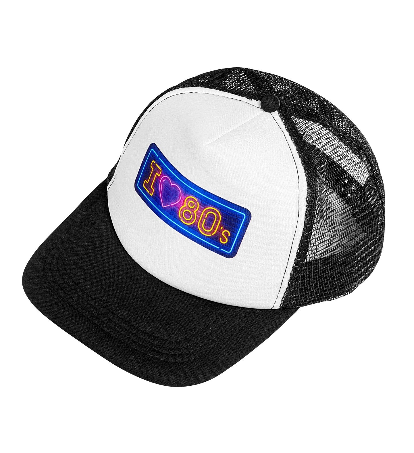 Gorra Negra de Rejilla Ochentera