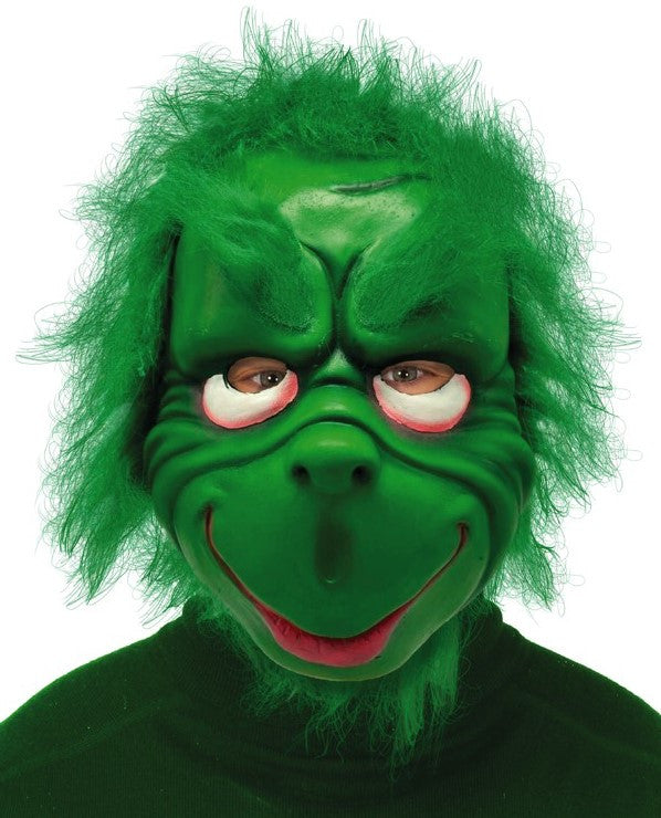 Máscara del Grinch con Pelo