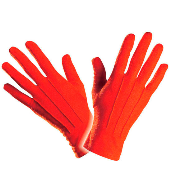 Guantes de Punto en Rojo