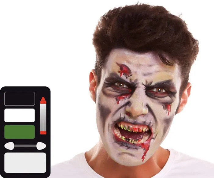 Kit de Maquillaje de Zombie para Adulto