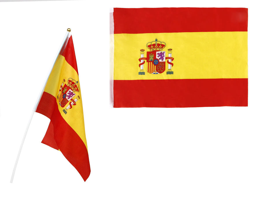 Banderín con Mástil de España