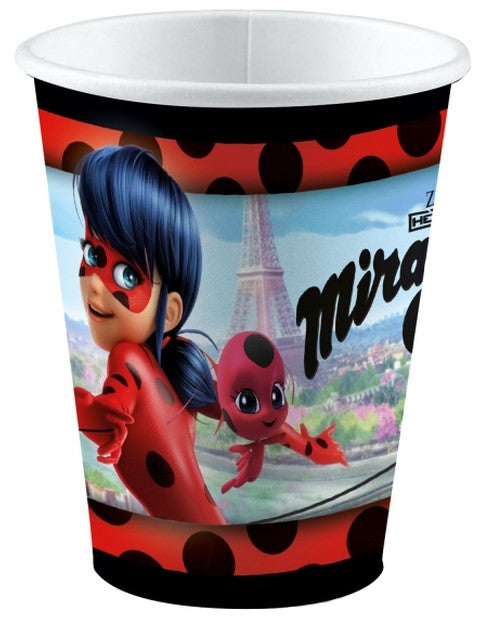 Pack de 8 Vasos de Ladybug