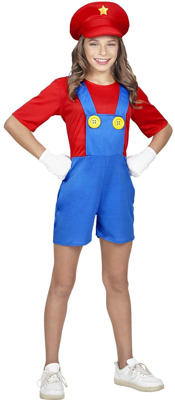 Disfraz de Super Mario con Pantalón Corto Infantil