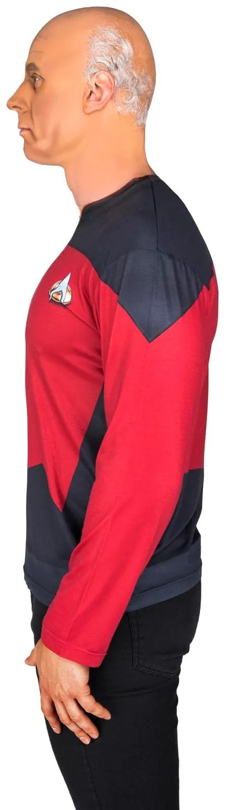 Camiseta Disfraz de Star Trek Picard Roja para Adulto