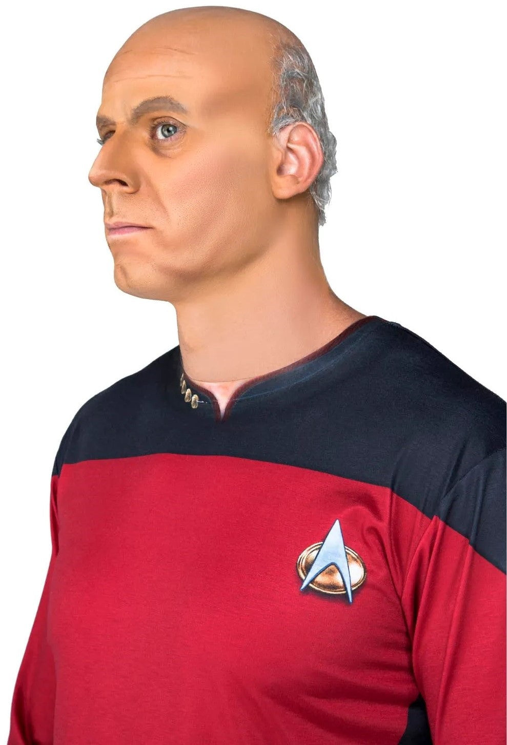 Camiseta Disfraz de Star Trek Picard Roja para Adulto