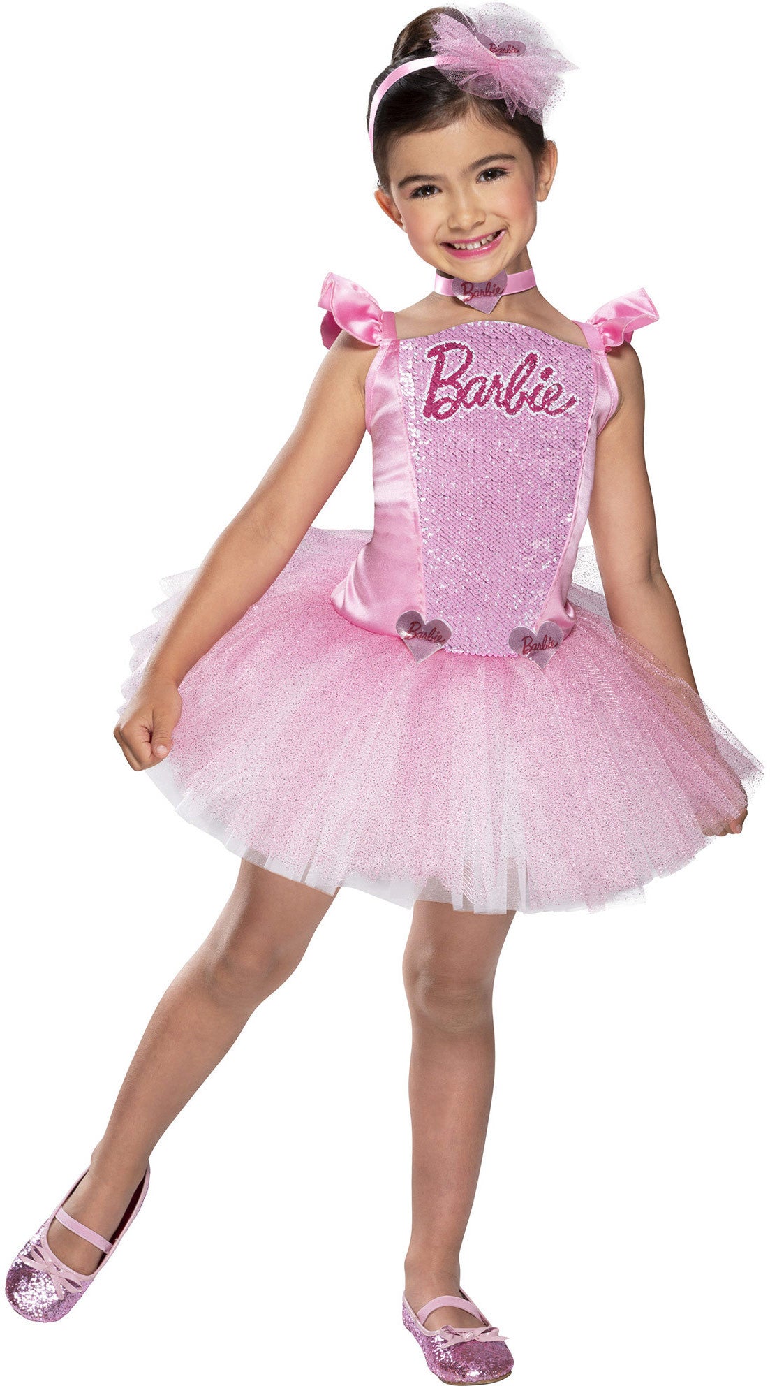 Disfraz de Barbie Bailarina Rosa Infantil