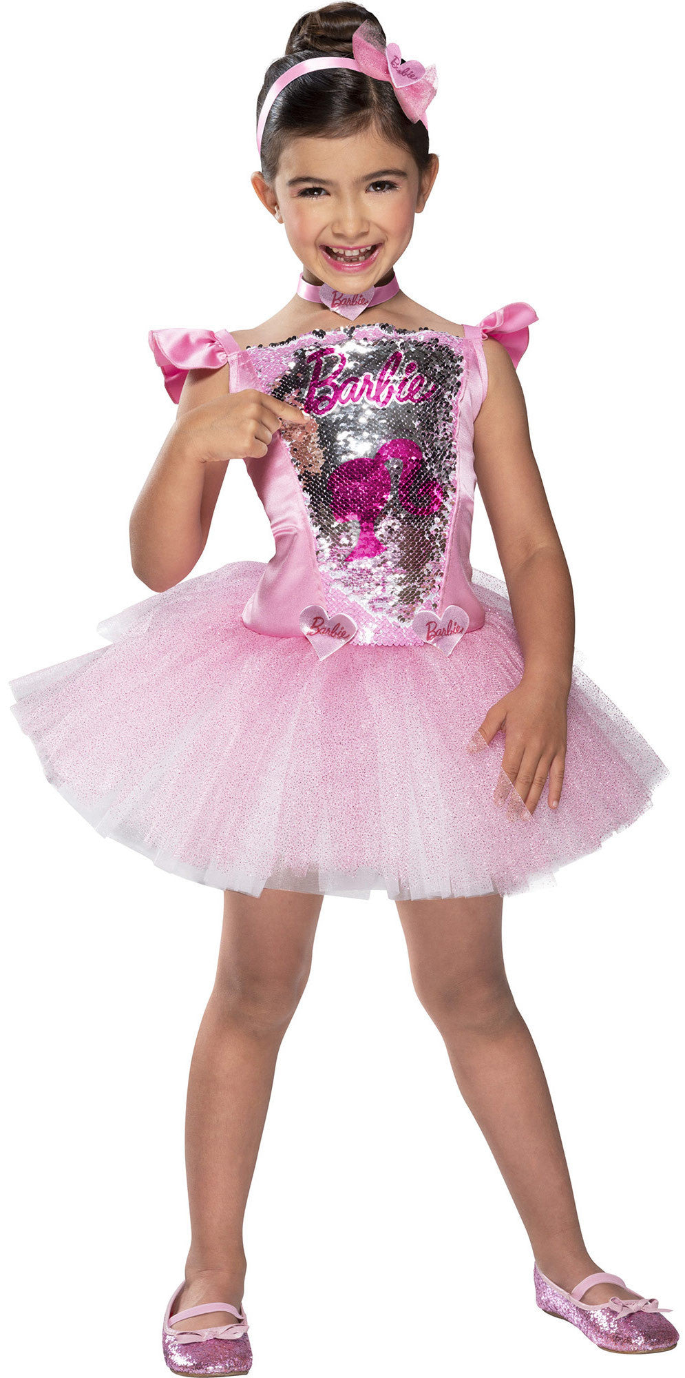 Disfraz de Barbie Bailarina Rosa Infantil