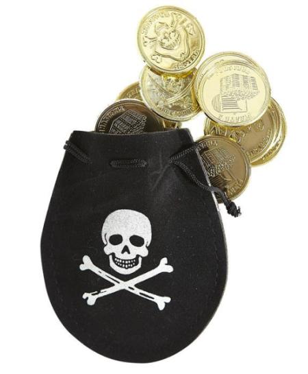 Bolsa de monedas Pirata