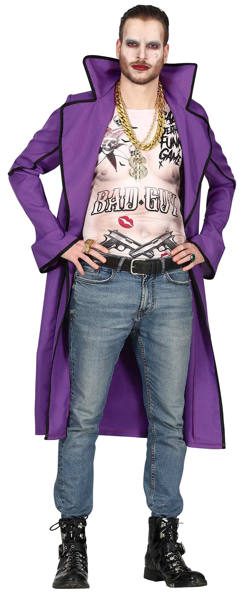 Disfraz de Joker con Chaqueta para Hombre