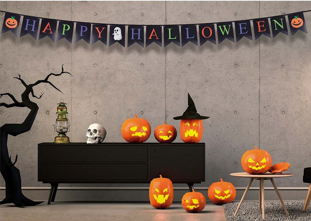 Guirnalda Happy Halloween para Decoración de 3 Metros