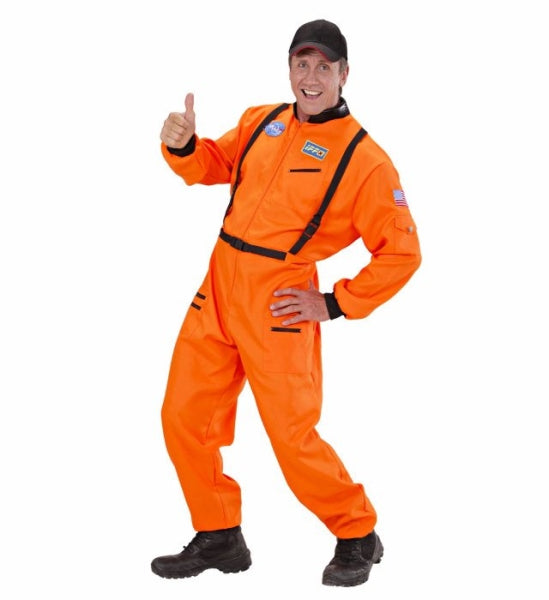 Disfraz de Astronauta Naranja para Hombre