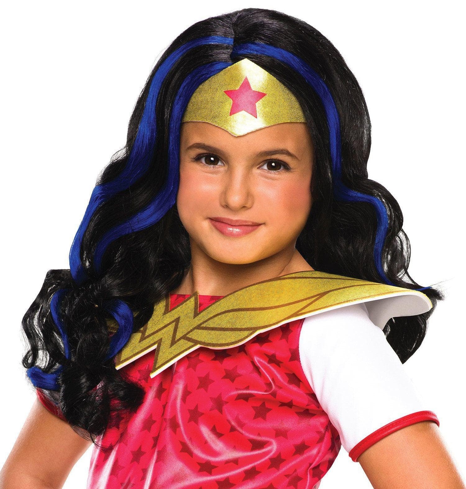 Peluca de Wonder Woman Infantil