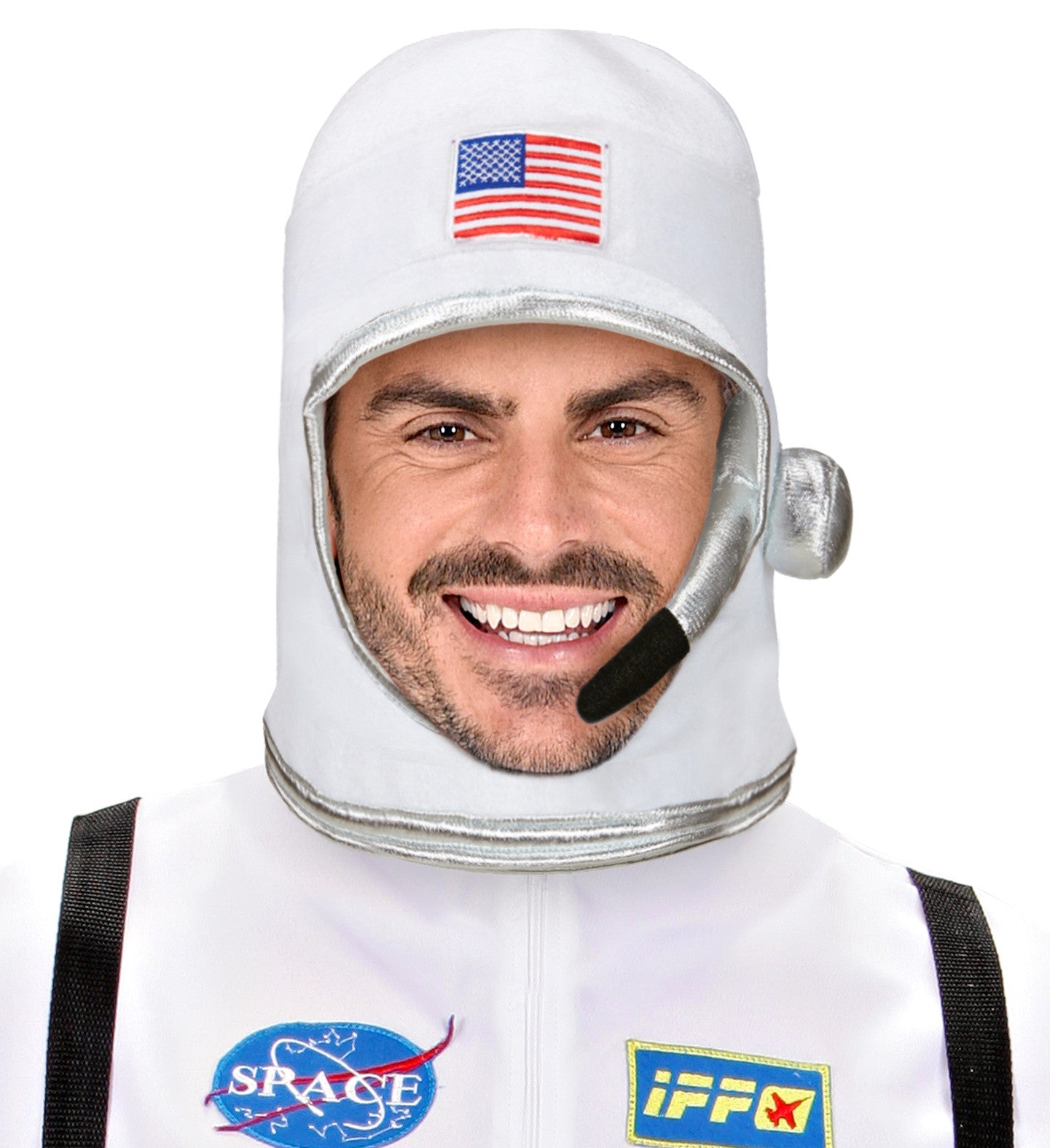 Gorro de Astronauta Blanco con Micro