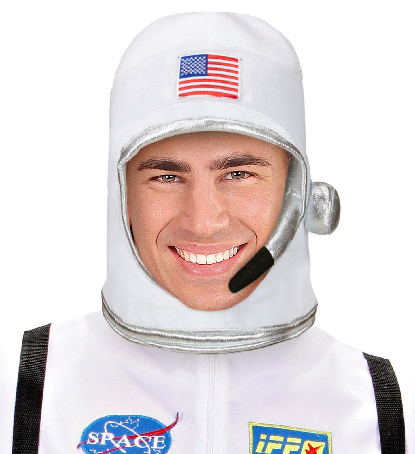 Gorro de Astronauta Blanco con Micro