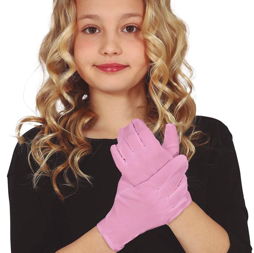 Guantes Rosas Infantiles