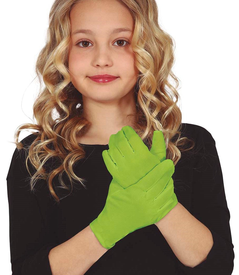 Guantes Verde Lima Infantiles