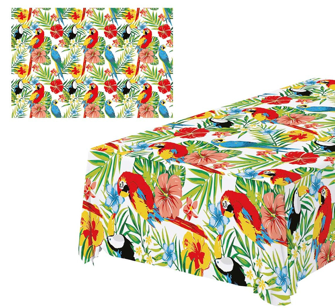 Mantel Hawaiano con Estampado Floral