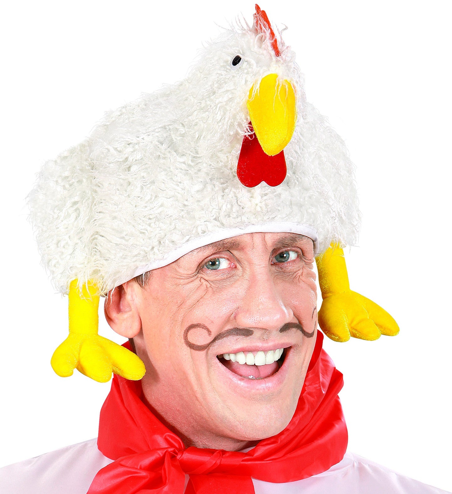 Gorro de Pollo Blanco