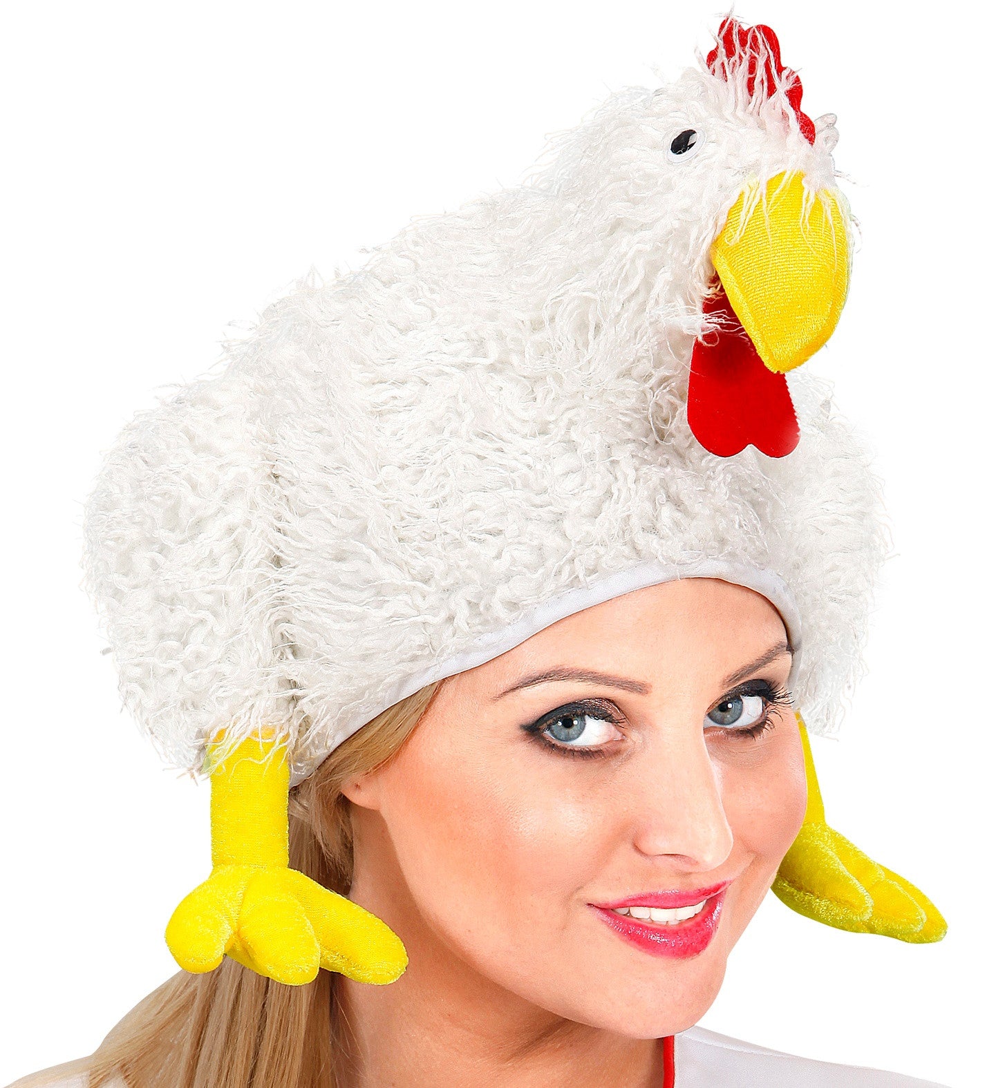 Gorro de Pollo Blanco