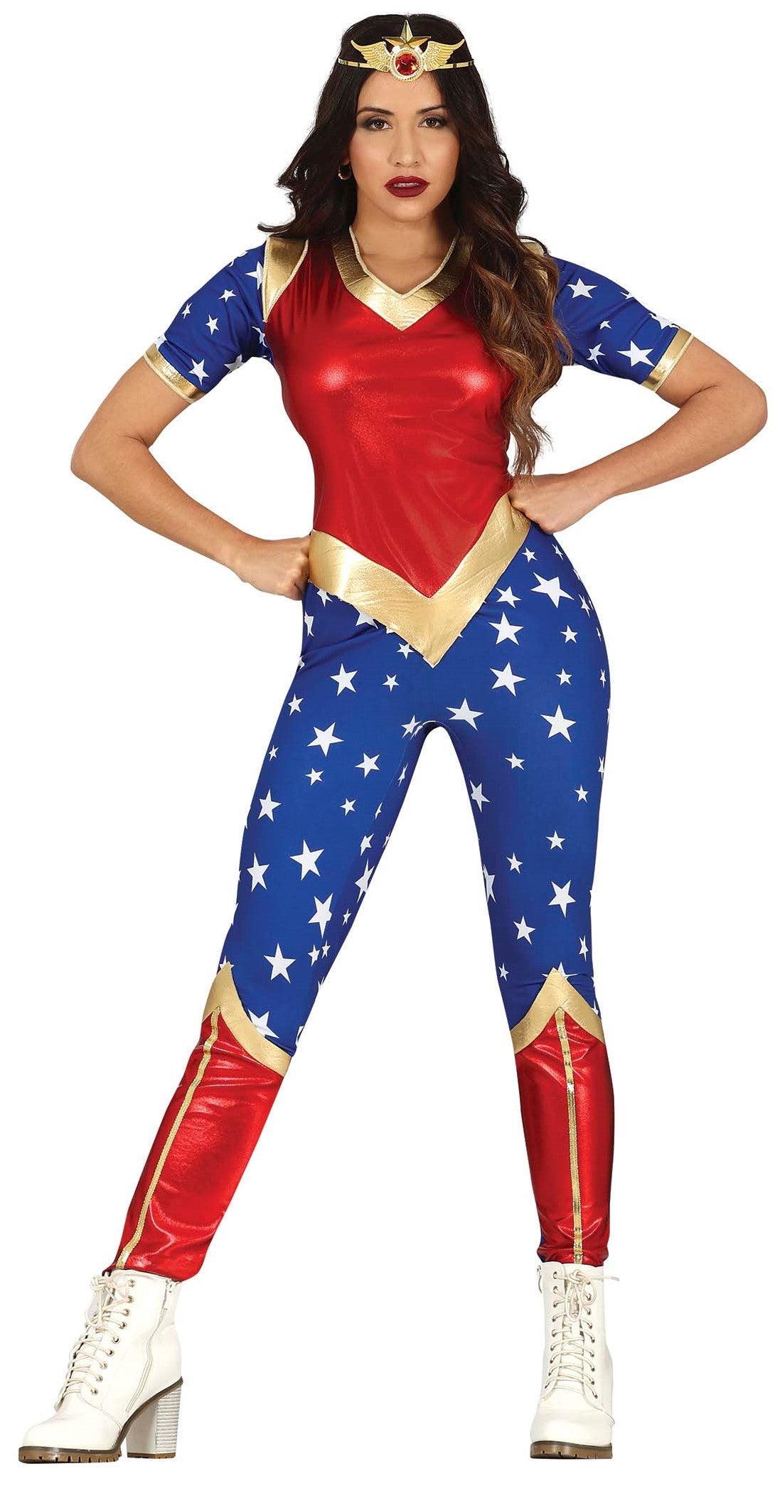 Disfraz de Wonder Lady Estrellas para Mujer