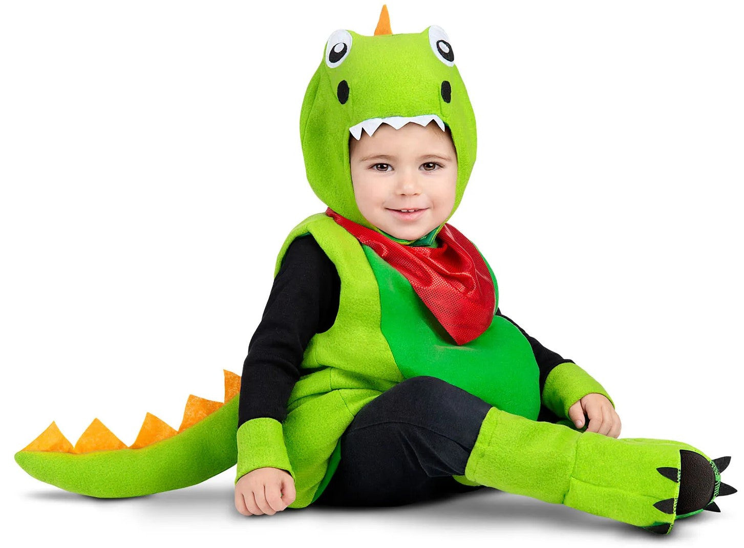 Disfraz de Dinosaurio Verde Infantil