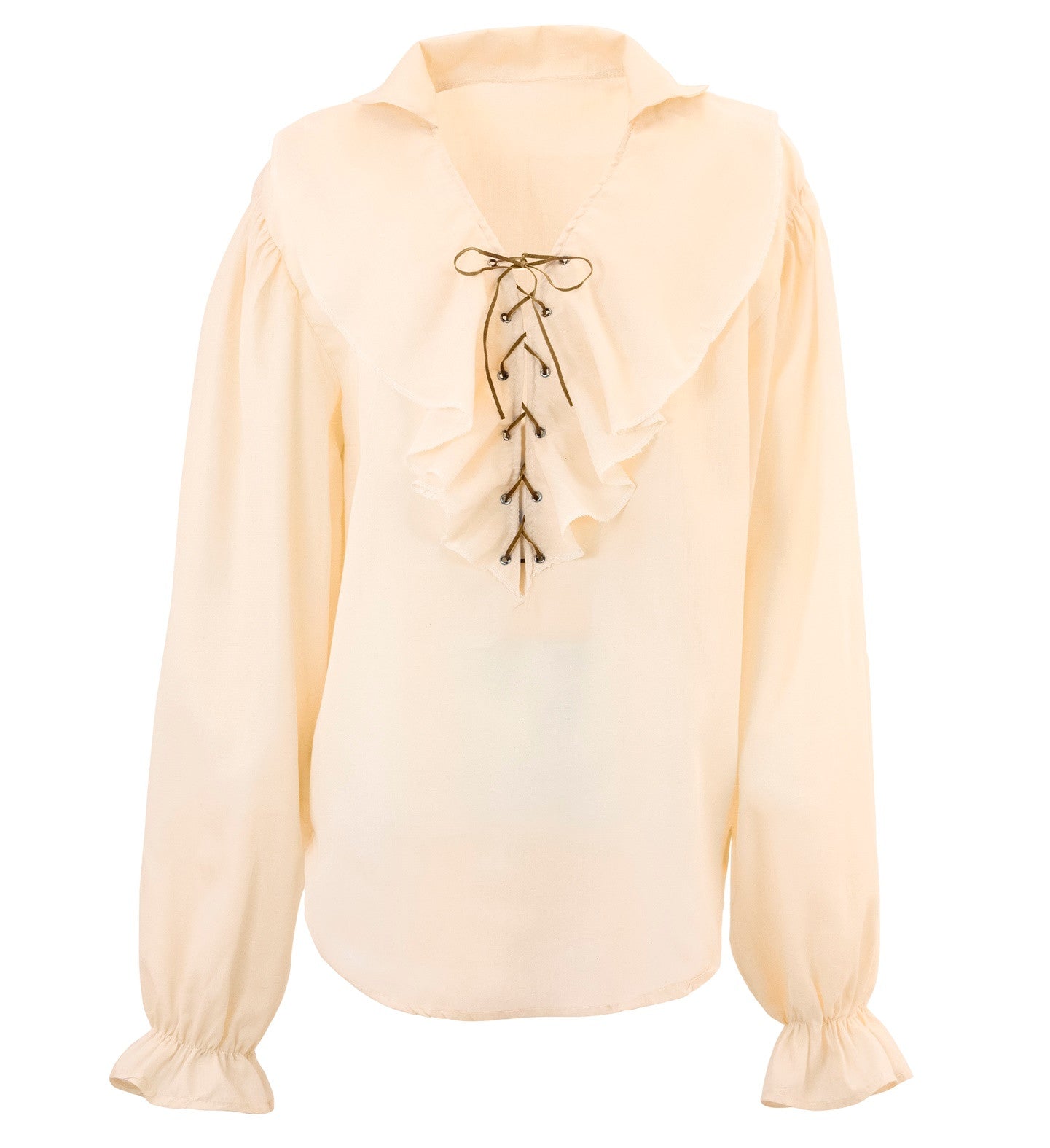 Camisa beige mujer