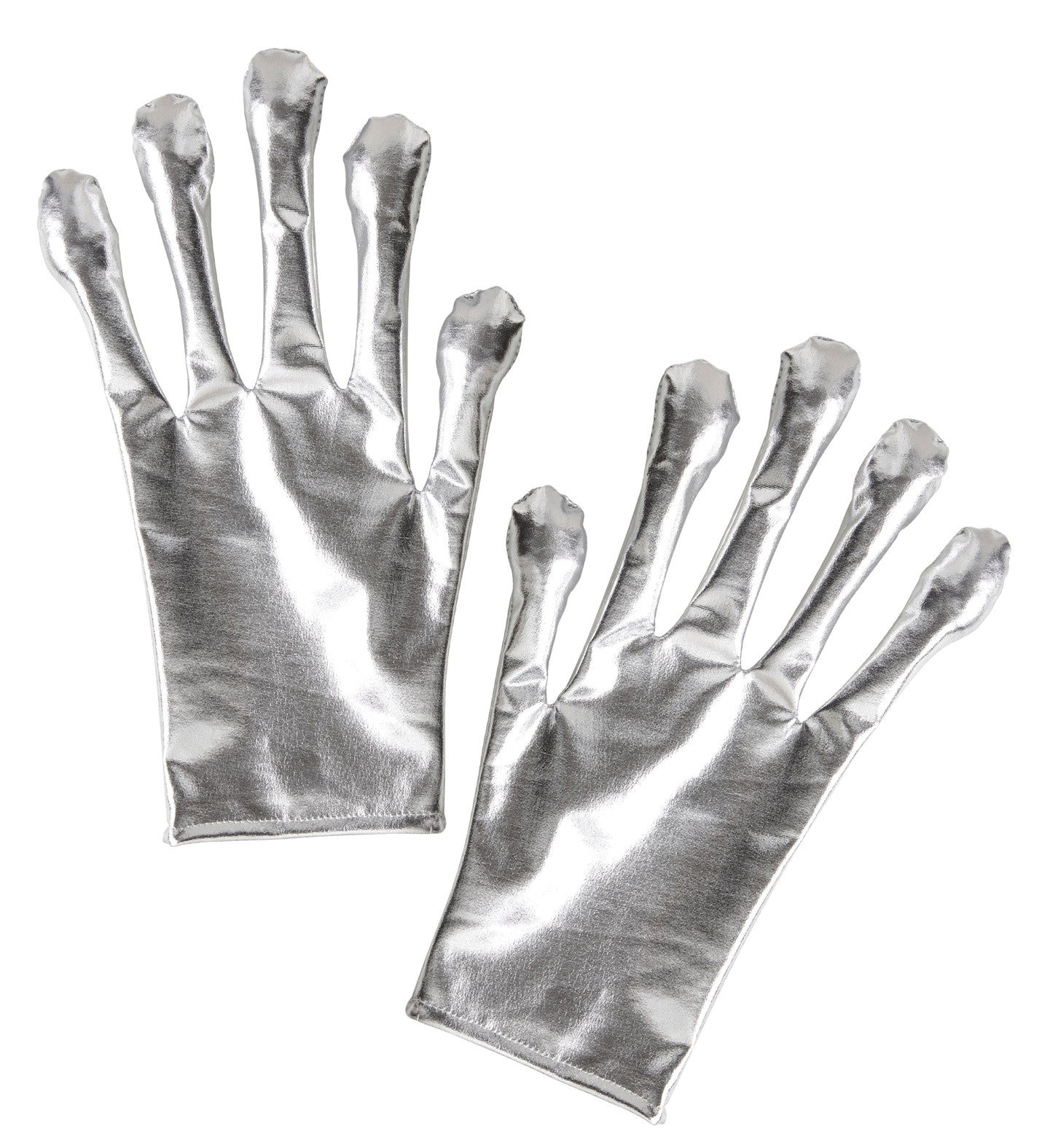 Guantes de Alien del Espacio Plateados