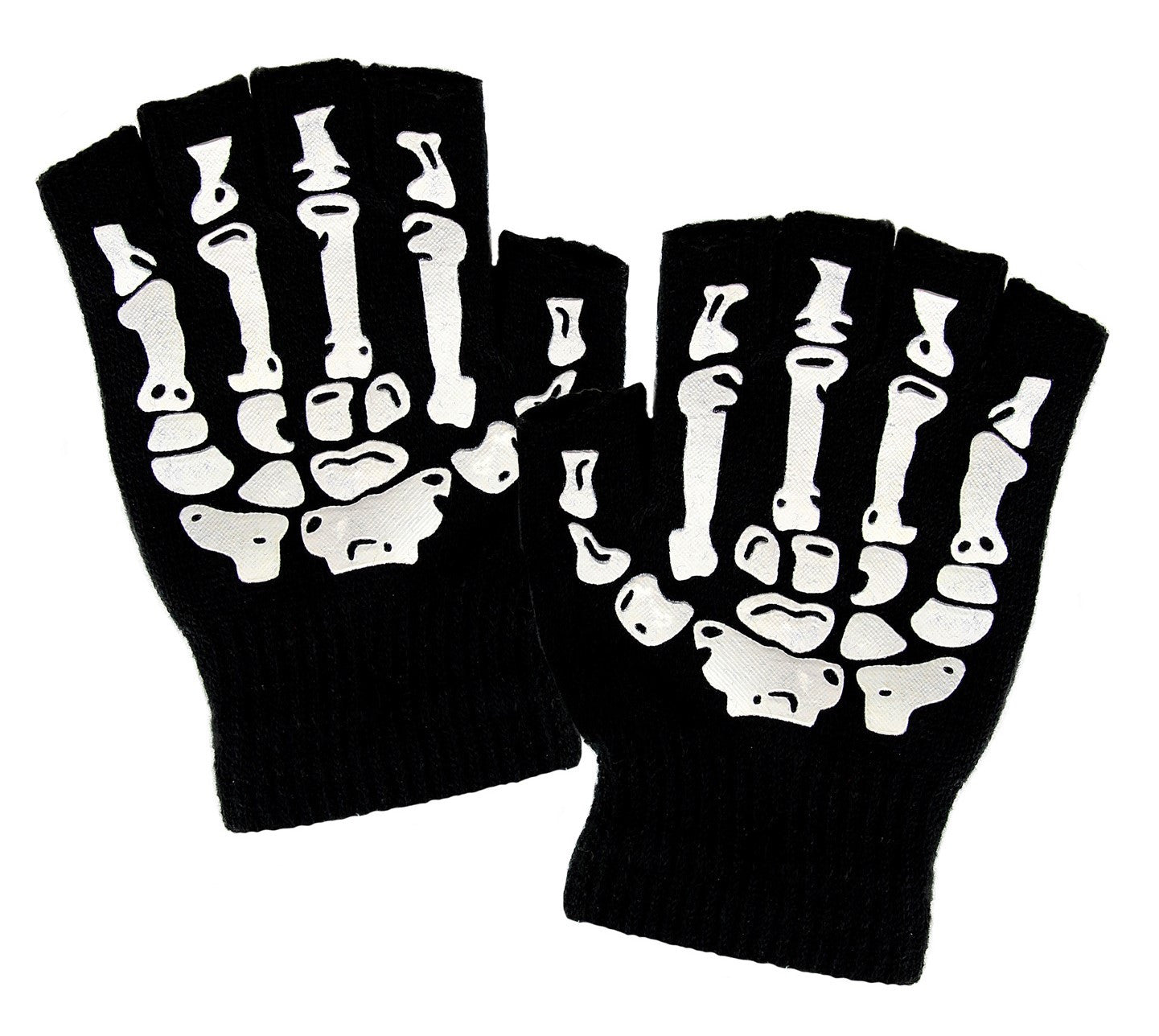 Guantes de Esqueleto sin Dedos