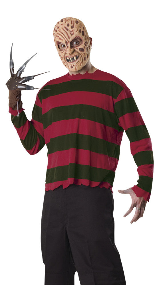 Kit de Disfraz de Freddy Krueger para Adulto