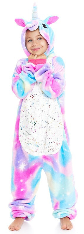 Disfraz de Unicornio Pijama de Peluche Infantil